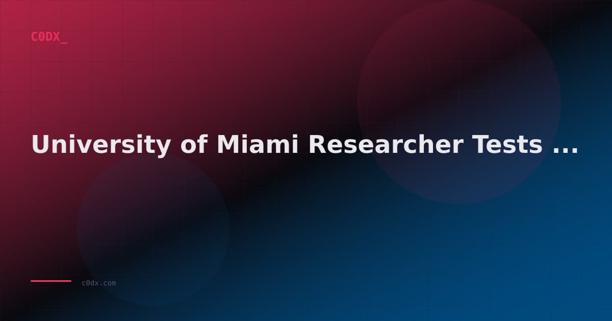 University of Miami Researcher Tests If AI Chatbots Actually Help Learning